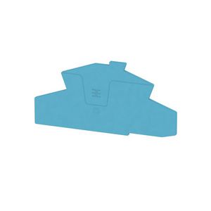 Afsluit- eindplaat blauw h:112.64mm b:2.1mm V-0 We VVE=20