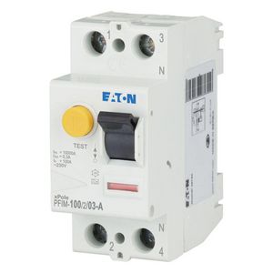Aardlekschakelaar (RCCB) PFIM 100A, 2P, 300mA, type A Eaton