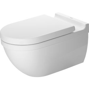 STARCK 3 #222609 wandcloset 620mm wit diepspoel gesloten durafix 3ltr./6ltr. (excl. zitting)