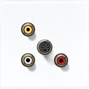 Afdekking alpin wit Audio/(S)Video LS990