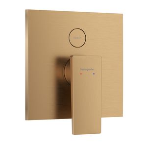 Metropol 1-hendel afbouwdeel inbouwbadmengkraan voor 2 functies Brushed Bronze