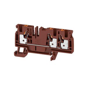 Doorvoerklem PUSH IN brown 4mm2 32 A 800 V 2534290000 VVE=50