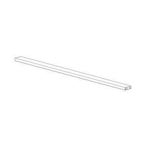 Houder v. handdoekhouder 555x10x30mm chr