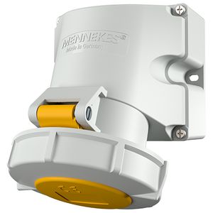 Wandcontactdoos 32A 3-polig  4H 110V IP67