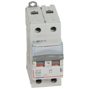 Lastschakelaar DX3 2-polig 63A 2 modulen VVE=5