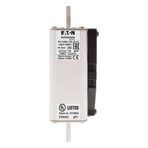 Zekering hoge snelheid 100A DC 1500V 1XL 51x189mm gPV IEC