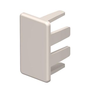 Eindstuk 15x30mm polyvinylchlorid creme wit 9001 VVE=10