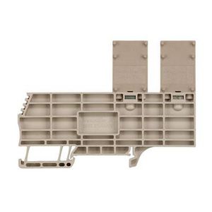 Afsluit- eindplaatterminals beige H=100.5mm VVE=20