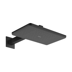 Hoofddouche Raindance Alive Q 210/340 2 straalsoorten+douchearm mat zwart