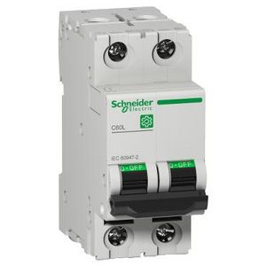 Installatieautomaat 2-polig In= 10A C-karakteristiek Multi9 C60L