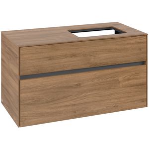 Wastafelonderkast Collaro 1000x548x500mm Oak.Kans C11100RH