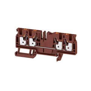 Doorvoerklem PUSH IN brown 4mm2 32 A 800 V 2534390000 VVE=50