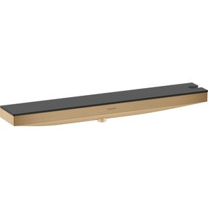Rainfinity Muuraansluitbocht Porter 500 met douchehouder en planchet rechts Brushed Bronze