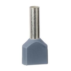 Draadbusjes Dubbel 2x2,5mm² Type Middel Grijs N VVE=500
