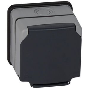 Wandcontactdoos UK st 13A 250V Plexo 66