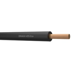 Doos a 100m. installatiedraad H07V2-K 90° hittebestendig VDS Eca bk# 1,5mm² (Zwart)