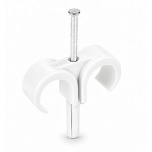 Doos a 100st. Plugclip nagel duo 16/19mm transparant