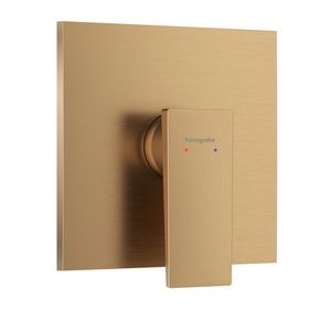 Metropol 1-hendel afbouwdeel inbouwdouchemengkraan voor 1 functie Brushed Bronze