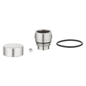 Omstelknop 46721DC0 supersteel (rvs look)
