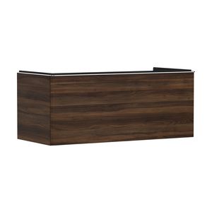 Onderkast Dark Walnut 1180x550mm 1x la voor consoles greepkleur chroom Xelu Q 54065000