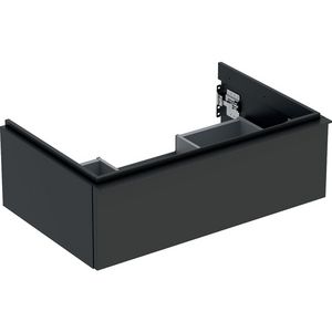 iCon wastafel onderkast met lade 75cm lava mat