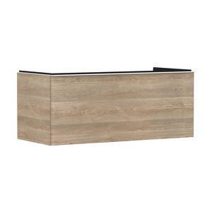 Onderkast Natural Oak 1180x550mm 1x la voor consoles greepkleur mat wit Xelu Q 54064700