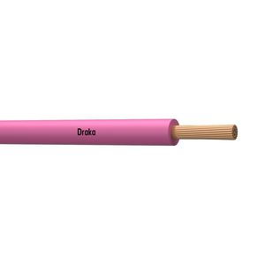 Doos a 100m. installatiedraad H07Z1-K halogeenvrij Cca 70C 450/750V pk# 1,5mm² (Roze)