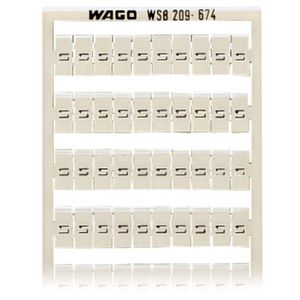 WSB-markeringskaart als kaart bedrukt wit 209-674 VVE=5