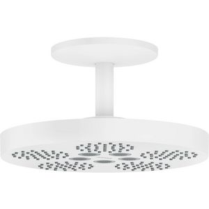 AXOR One hoofddouche 280 2 straalsoorten met plafondaansluiting mat wit