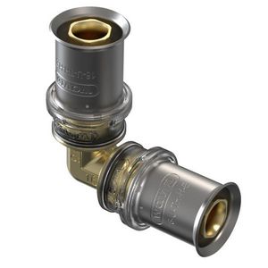 Kniekoppeling 90° persaansluiting TIGRIS M5 16x16mm