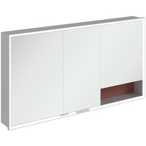 Inbouw-spiegelkast My View+ 1400x750x168mm Wine Red