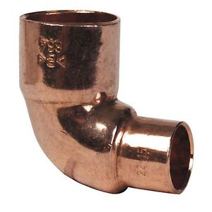 Knie roodkoper soldeer verl. 22x15mm 5090r k/g VVE=10