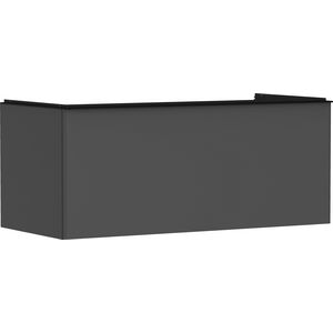 Onderkast mat grijs diamant 1180x550mm 1x la voor consoles greepkleur mat zwart Xelu Q 54063670