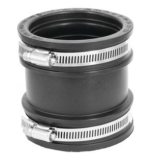 Flexibele koppeling EPDM ø125-135mm voor connectie AS-AS+