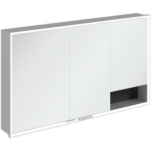 Inbouw-spiegelkast My View+ 1300x750x168mm Volcano Black