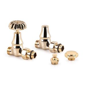 Kranenset Fleur messing 1/2" recht