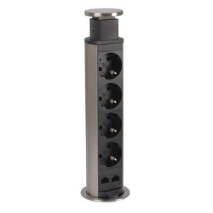 Toren bureau aansluitunit 60 4 WCD + 2 RJ45Cat. . 6 UTP