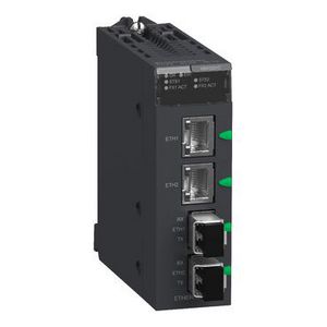 Fiber Converter Modicon X80 SM/LC 2 kanalen 100Mb Gehard