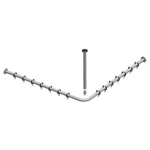 Douchegordijnstangen-Set voor douche 14937170900
