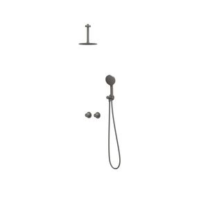 Afbouwdeel regendouche IVY combiset Bond 3 inbouwthermostaat symmetry gebor. metal black CSB3GMABC incl. inbouwbox