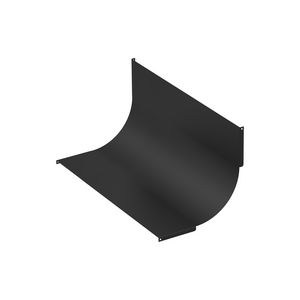 Stijgstukdeksel vast 600mm zwart KG281