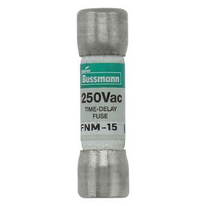 Zekering laagspanning 15A AC 250V 10x38mm UL CS VVE=10