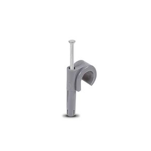 Doos a 100st. Plugclip nagel 8/10mm grijs