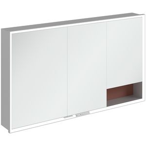 Inbouw-spiegelkast My View+ 1300x750x168mm Wine Red