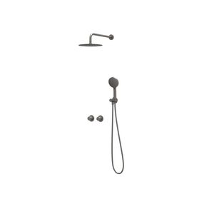 Afbouwdeel regendouche IVY combiset Bond 3 inbouwthermostaat symmetry gebor. metal black CSB3GMBAC incl. inbouwbox