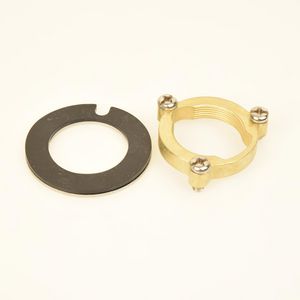 Serviceset Bevestigingsplaten en afdichting M34x1,25 Chroom