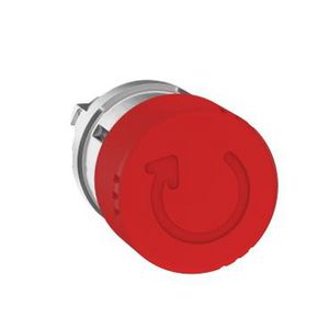 Kop noodstop 30 draaien om te ontgrendelen 22mm Rood z. m