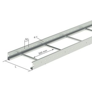 Lengte a 3m. Kabelladder Thvz middelzware sport 300 B600 H60