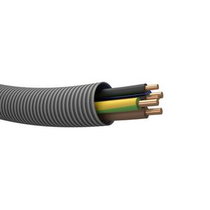 Rol a 100m. voorbedrade buis PROFIT 16 gy VD Eca# 3G2,5+2x1,5mm² (geel/groen-blauw-bruin-zwart-grijs)