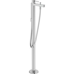 Afbouwdeel Finoris 1-hendel vrijstaande badmengkraan chroom sprong 210mm incl. staafdouche+slang excl. inbouwdeel